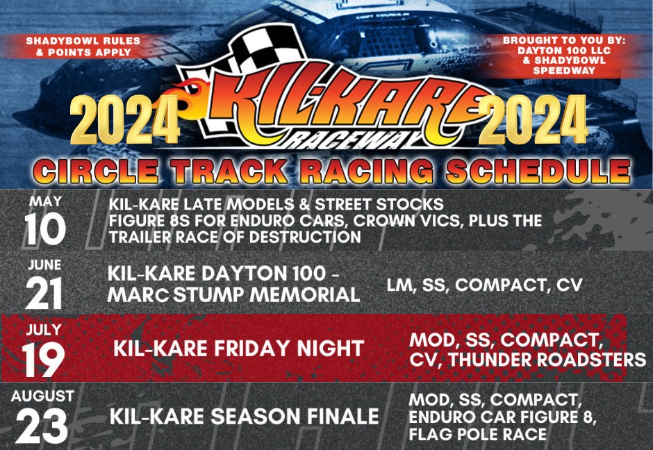 Special Events Ohio's Premier Motorsports Raceway Kilkare Raceway